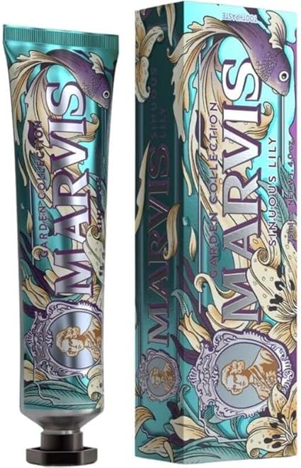⭐️Marvis Sinuos Lily Limited Edition, Pasta dentífrica 75 ml
