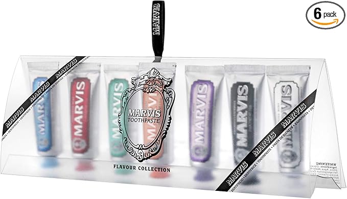 ⭐️Marvis Best Mini Collection Creme para dentes (6 sabores de 25 ml, 6 x 25 ml)