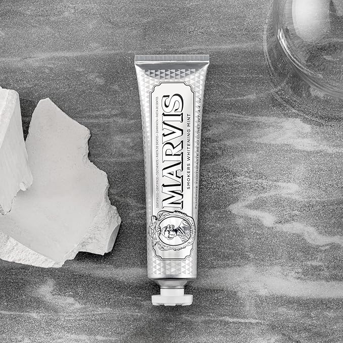 ⭐️Marvis Smokers Whitening Mint Toothpaste 3 x 85 ml Unissexo
